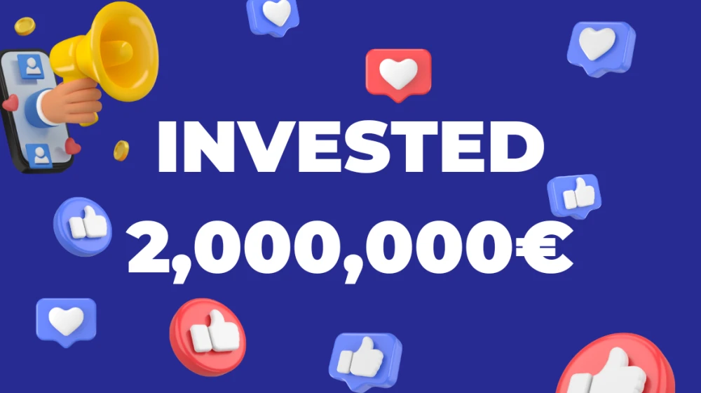 2 000 000 euros investis - Image